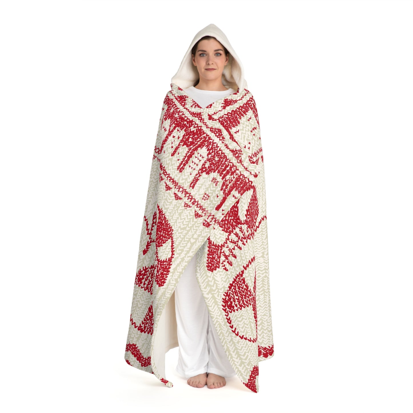 Bah HumBug Hooded Fleece Blanket