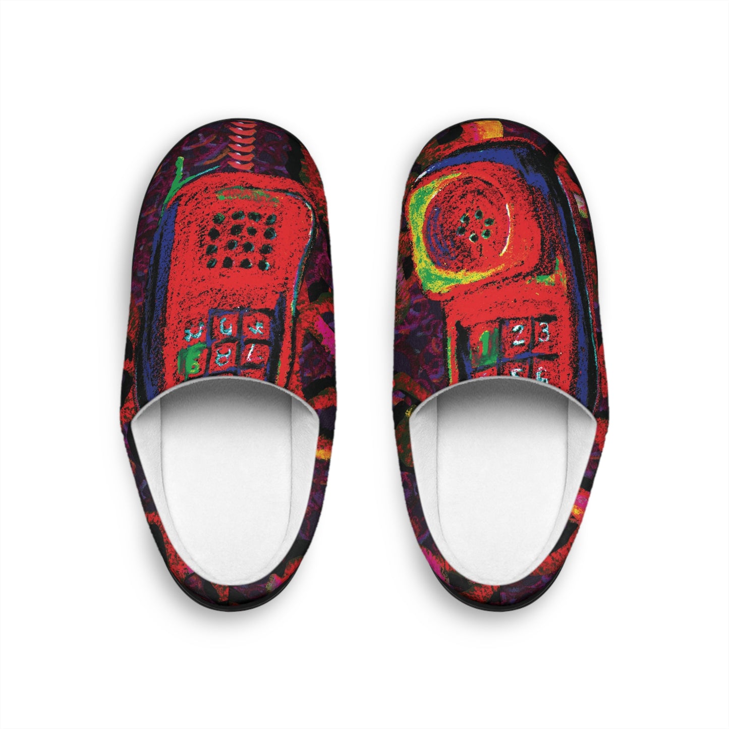 Women's Slippers white background