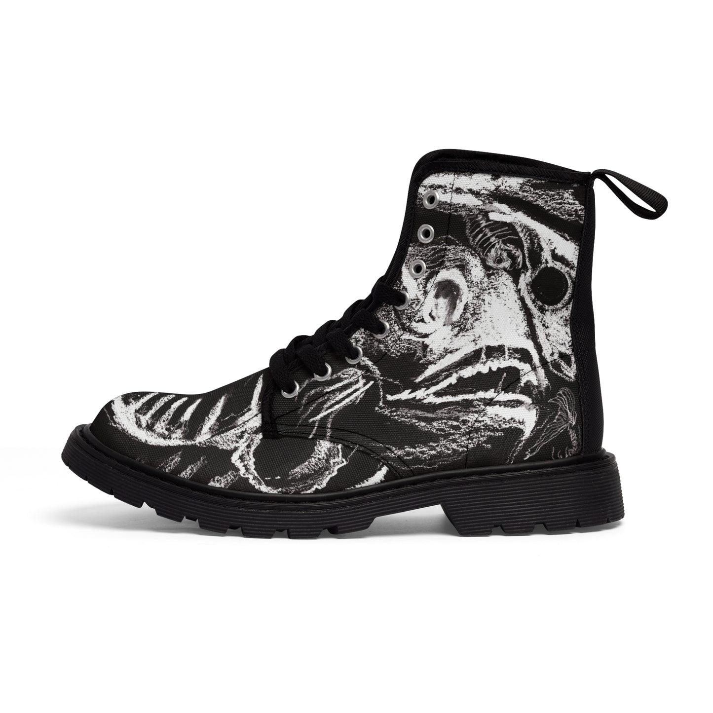 black boots side view