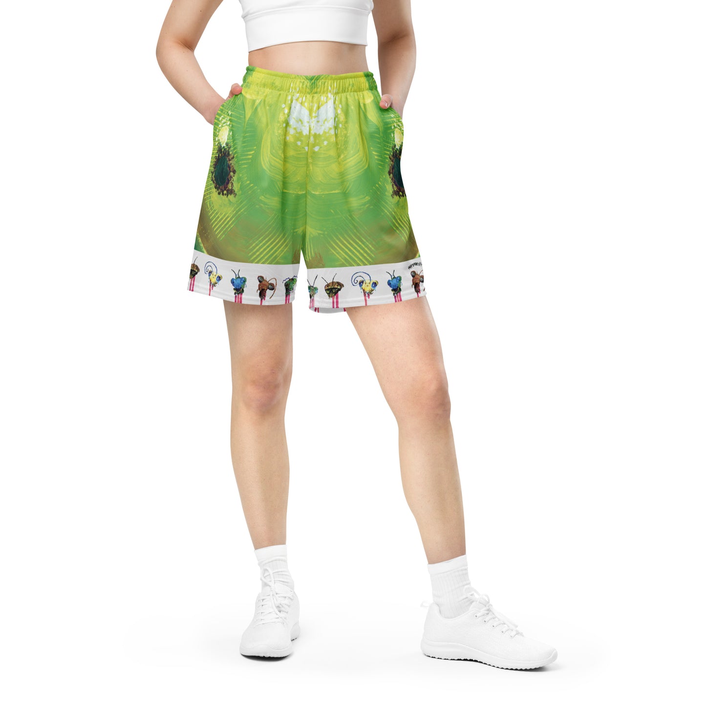'Eyes On You' Mesh Shorts