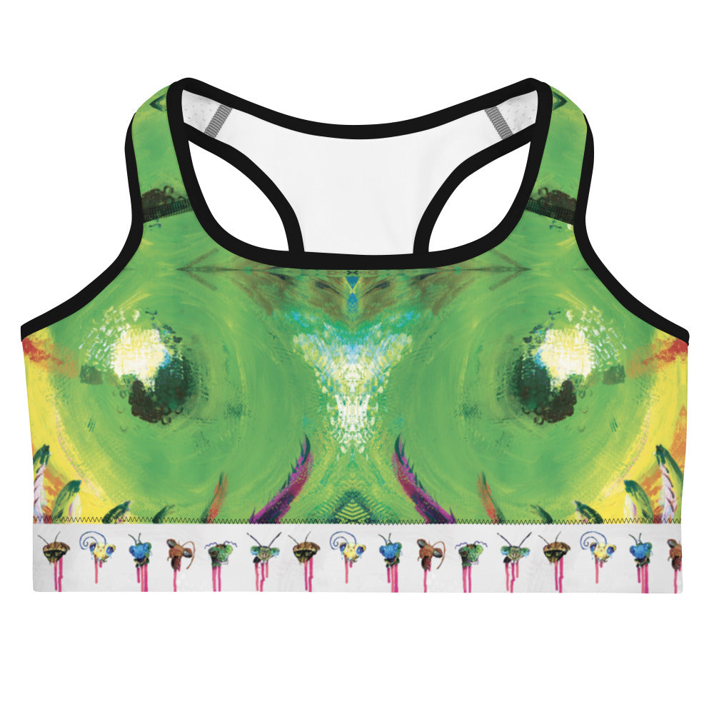 'Eyes on You' Sports Bra