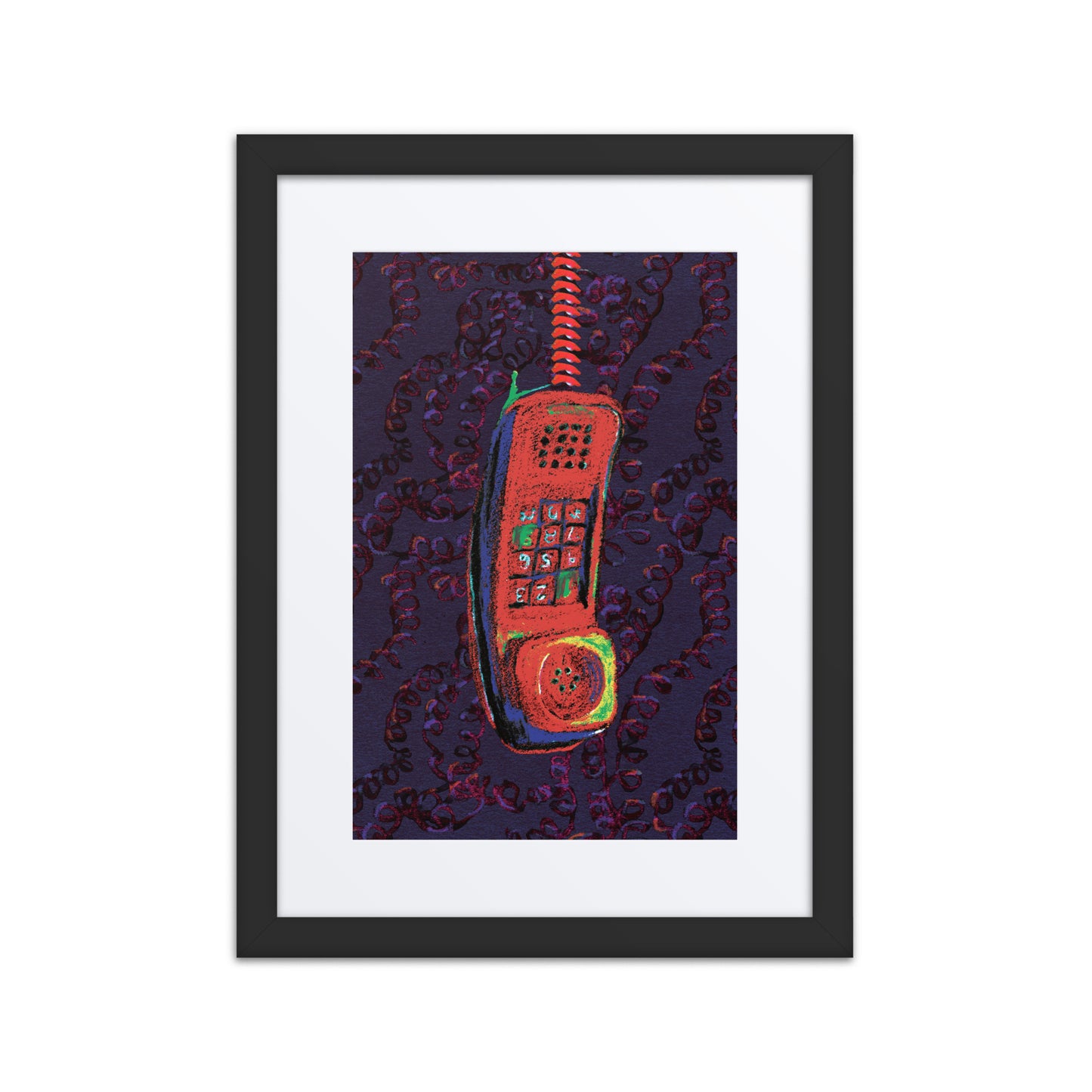 'Scaredy's Dead Line' Print