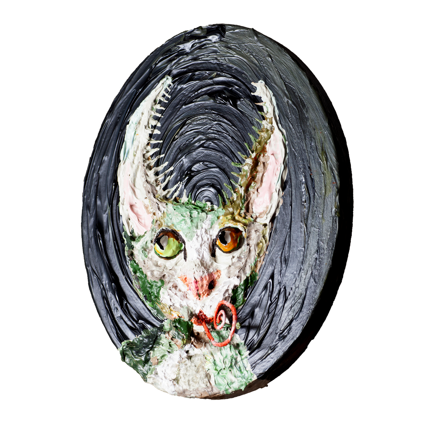 Moth with Gold and Green Eye
