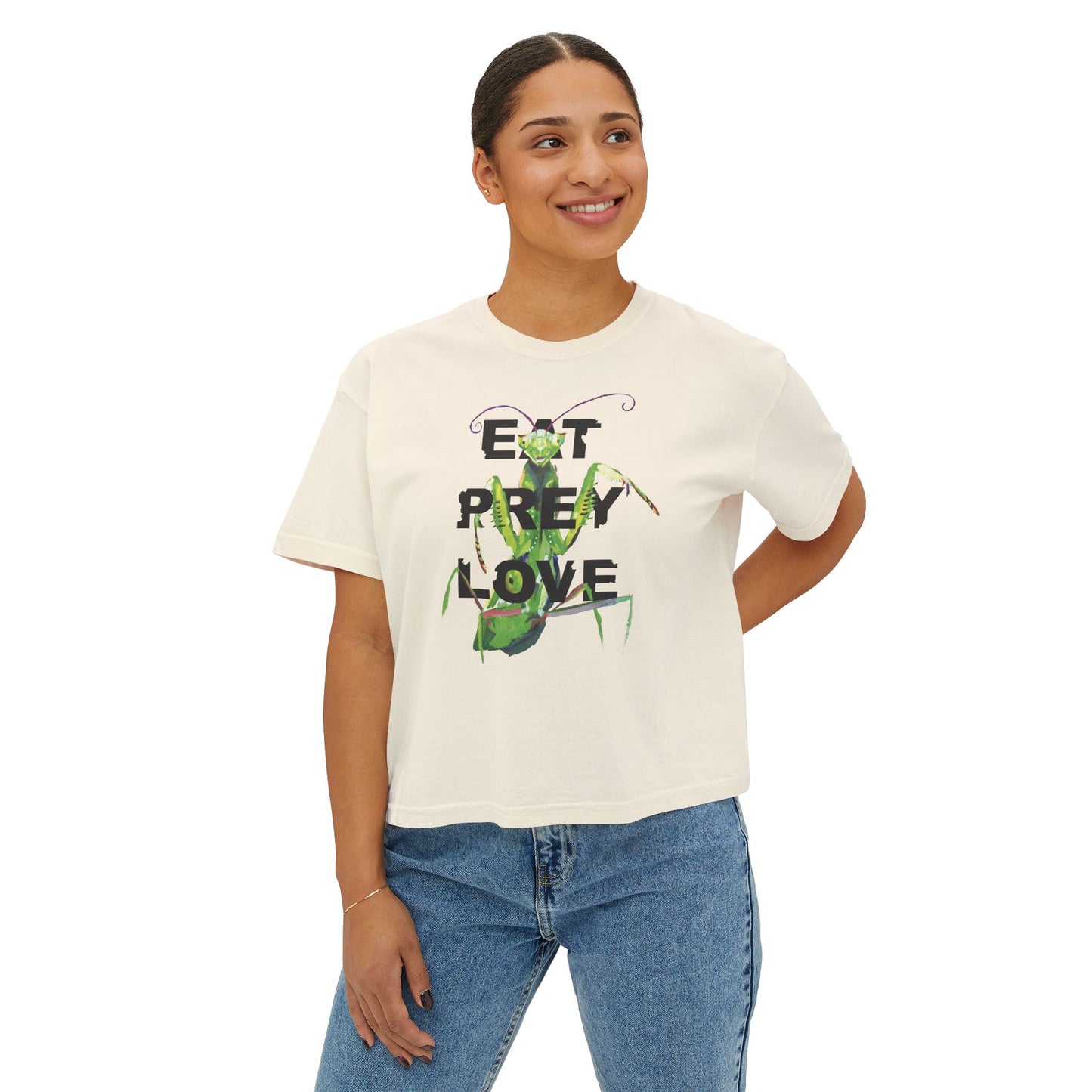 'Eat Prey Love' Crop Top