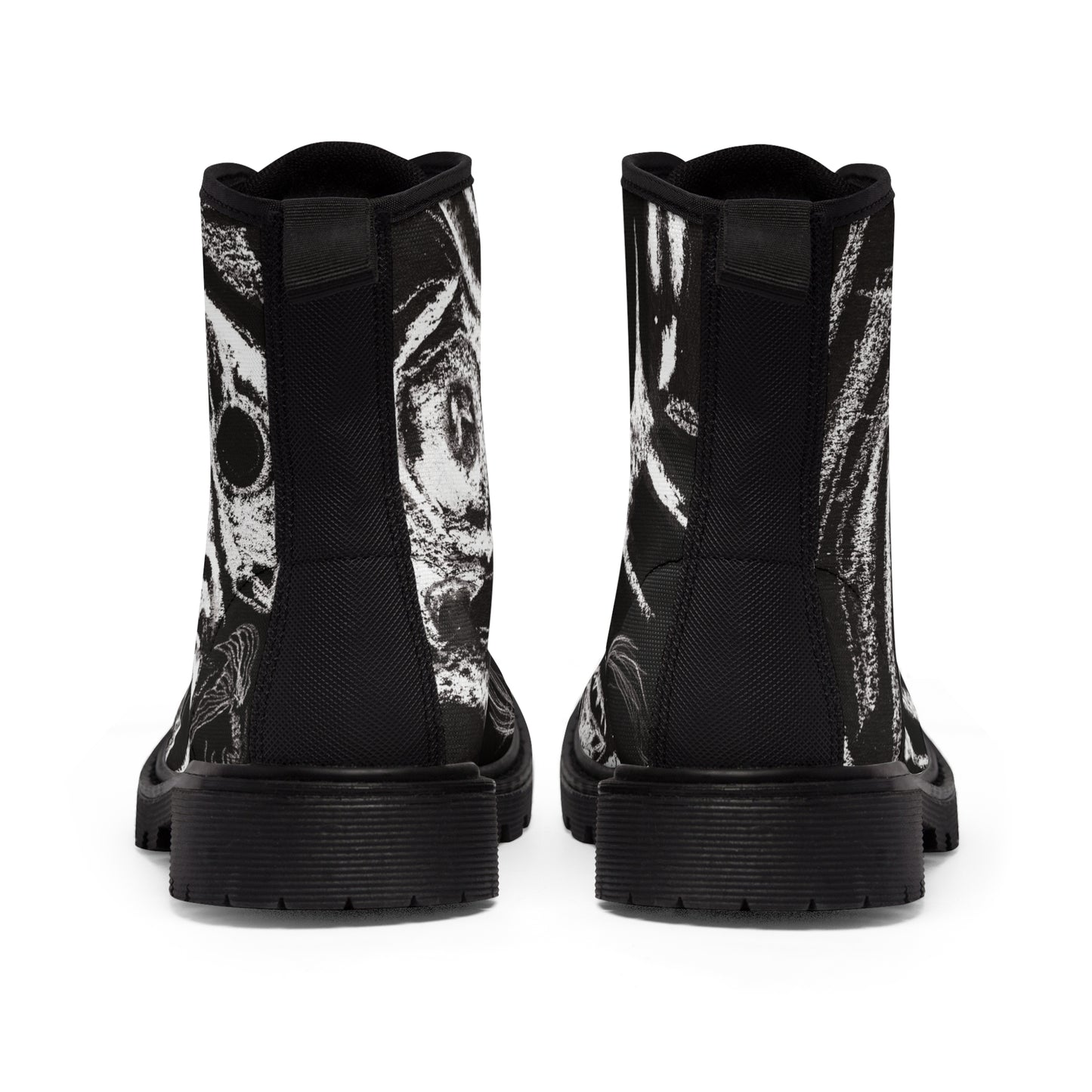 black boots backview