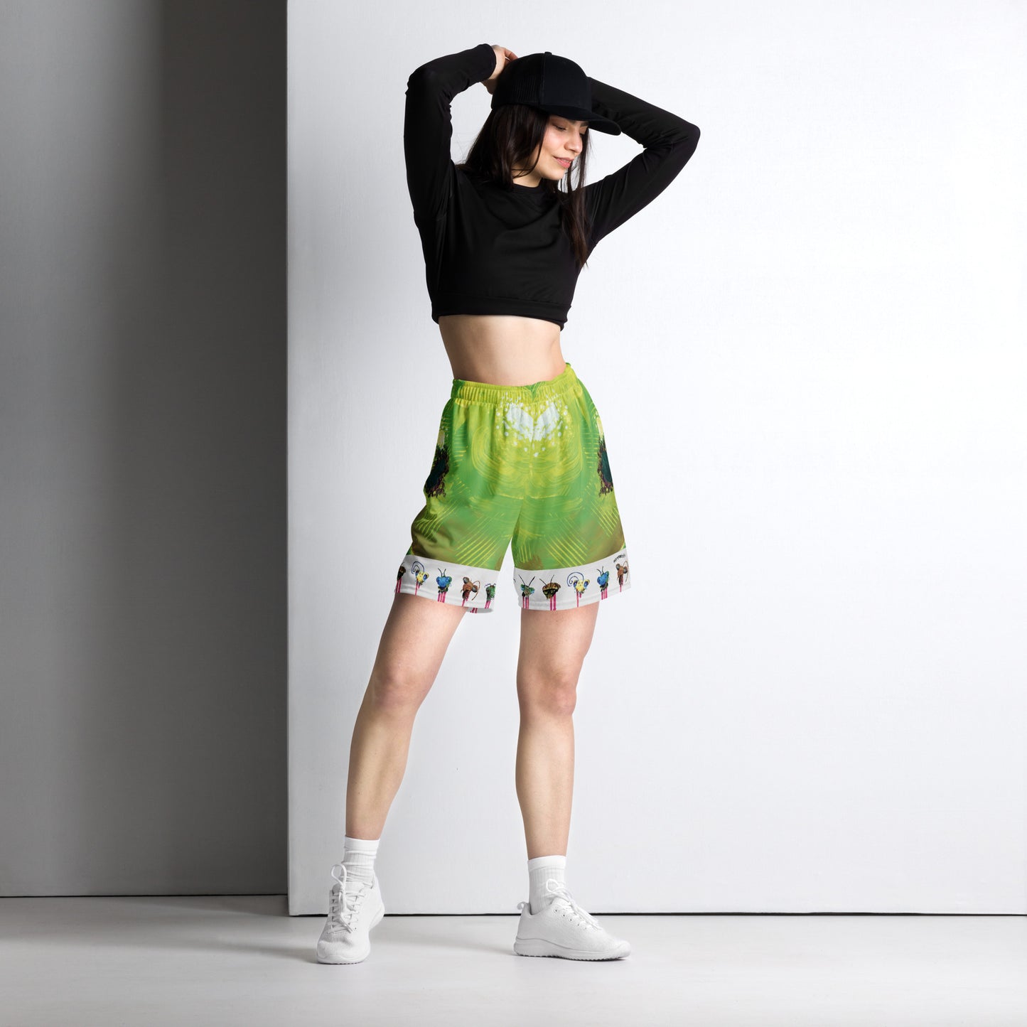 'Eyes On You' Mesh Shorts