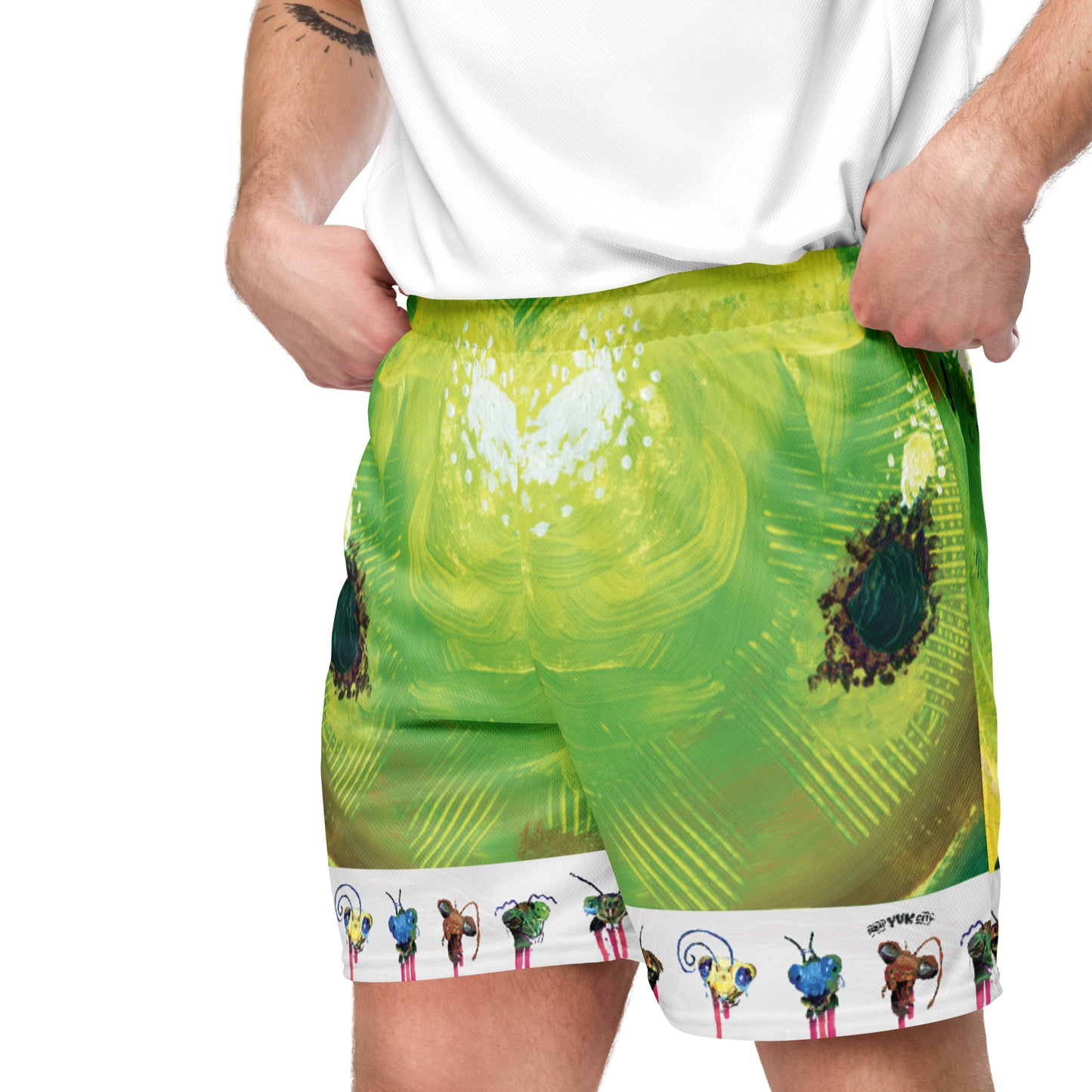 'Eyes On You' Mesh Shorts