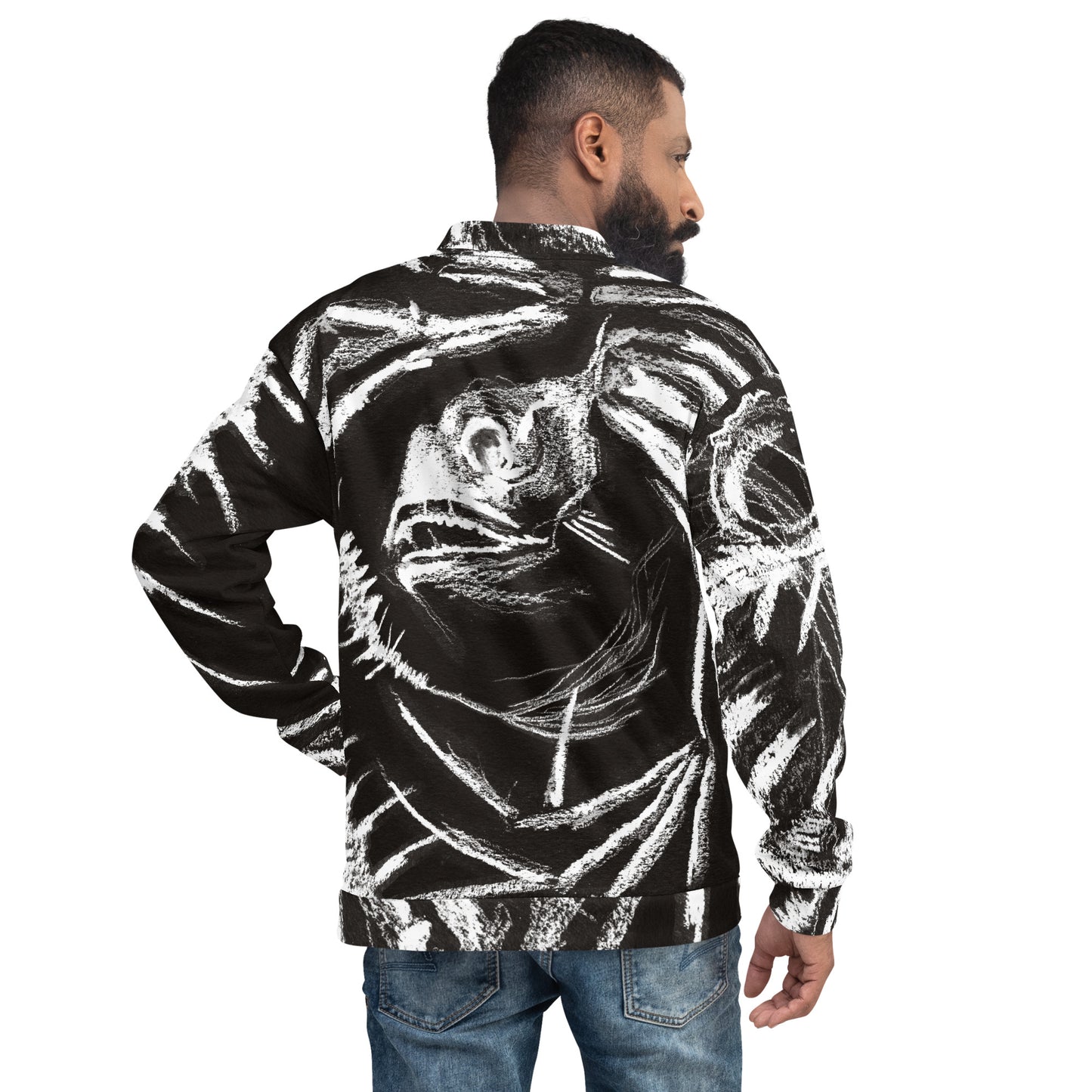 Bomber-Jacket on male model