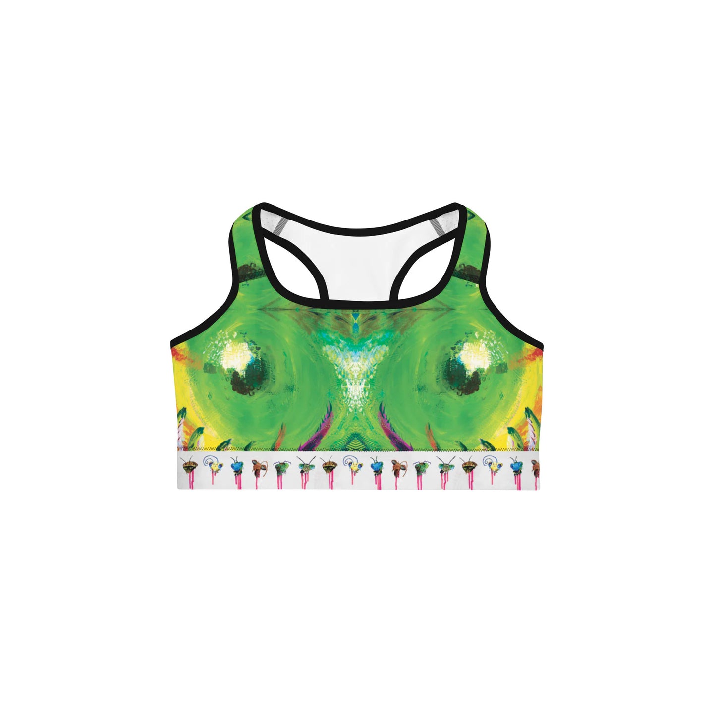 'Eyes on You' Sports Bra
