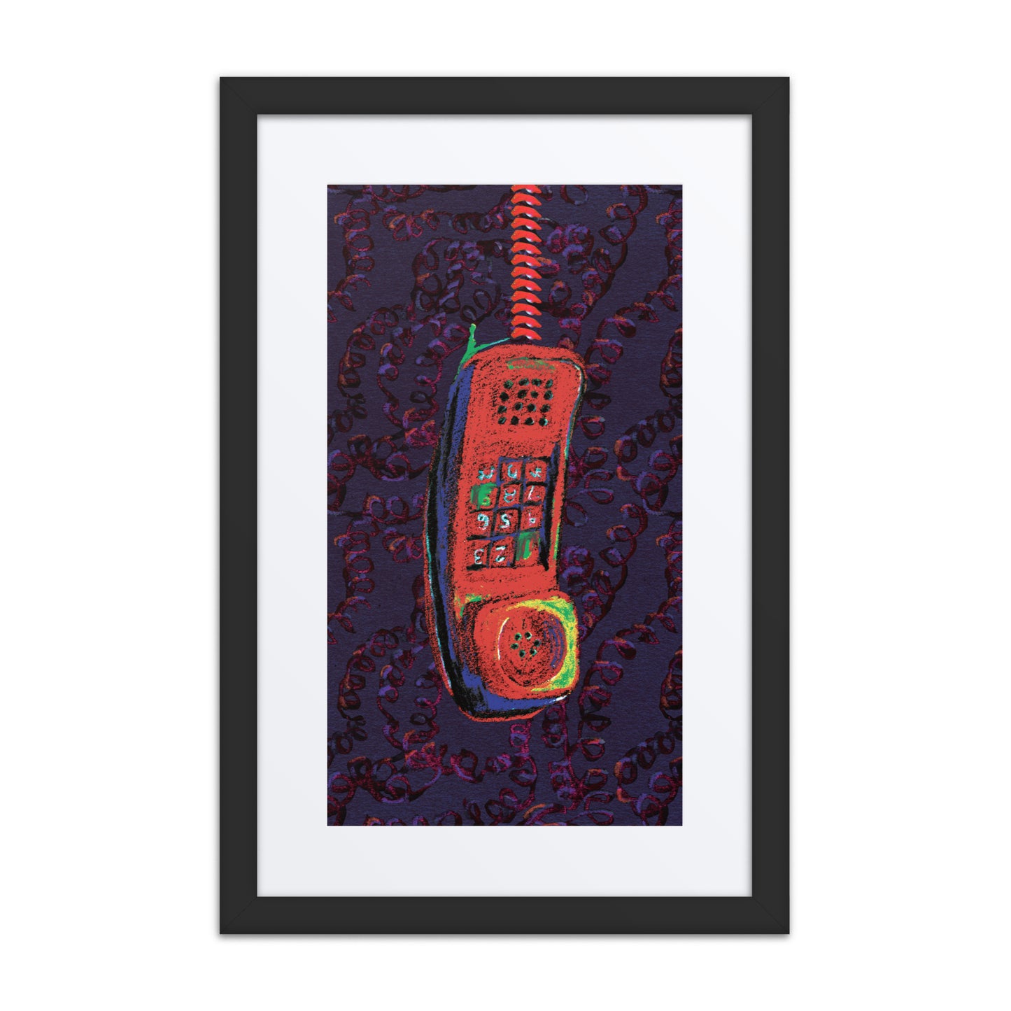 'Scaredy's Dead Line' Print