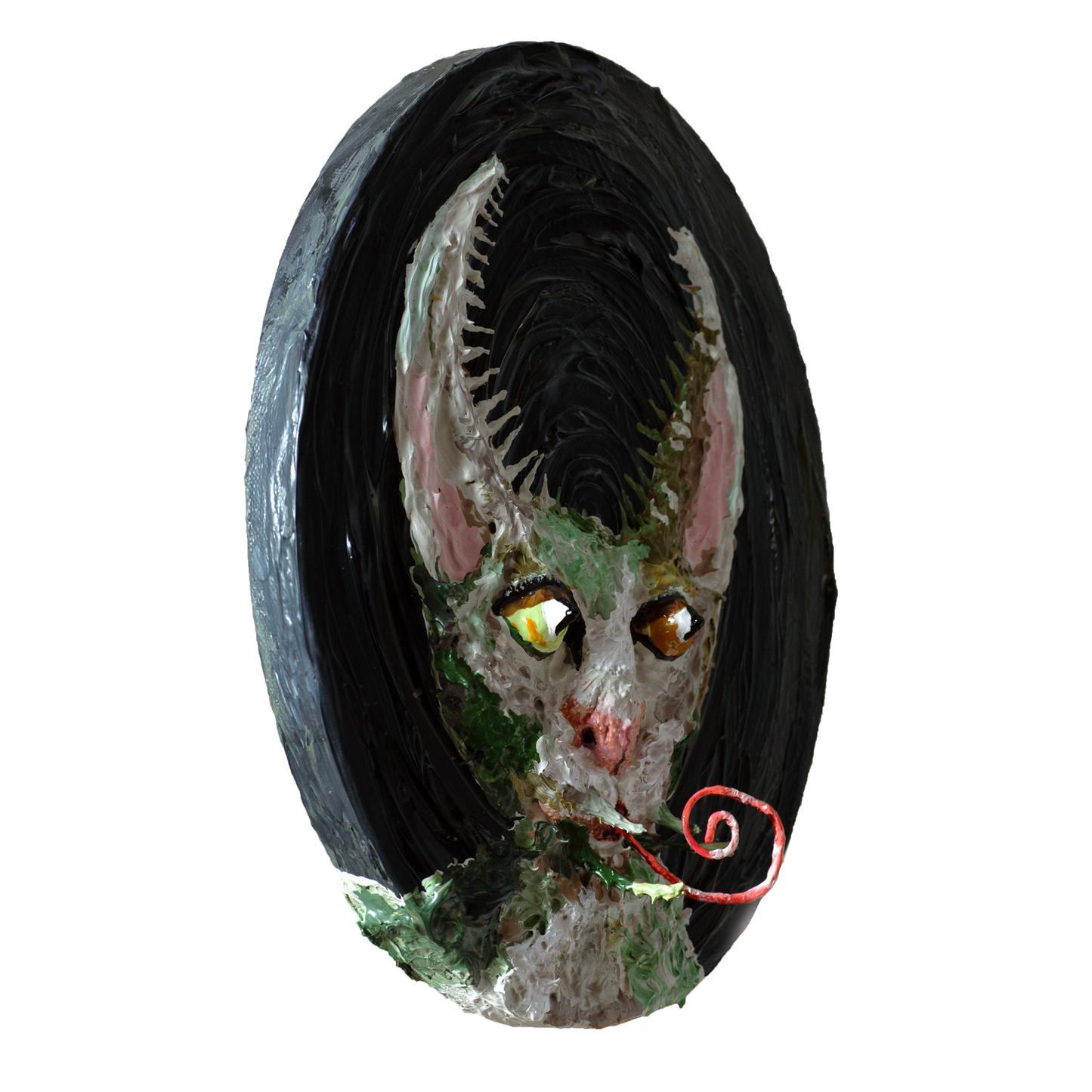 Moth with Gold and Green Eye