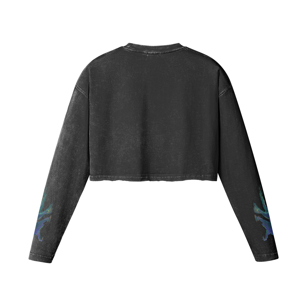 Scaredy Cat Long-Sleeve Crop