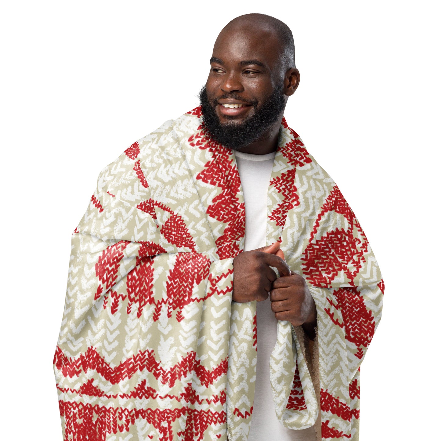Bah HumBug Sherpa Blanket