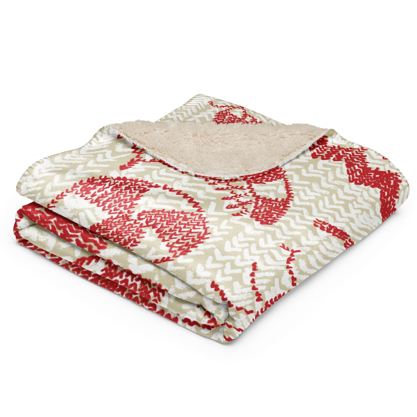 Bah HumBug Sherpa Blanket