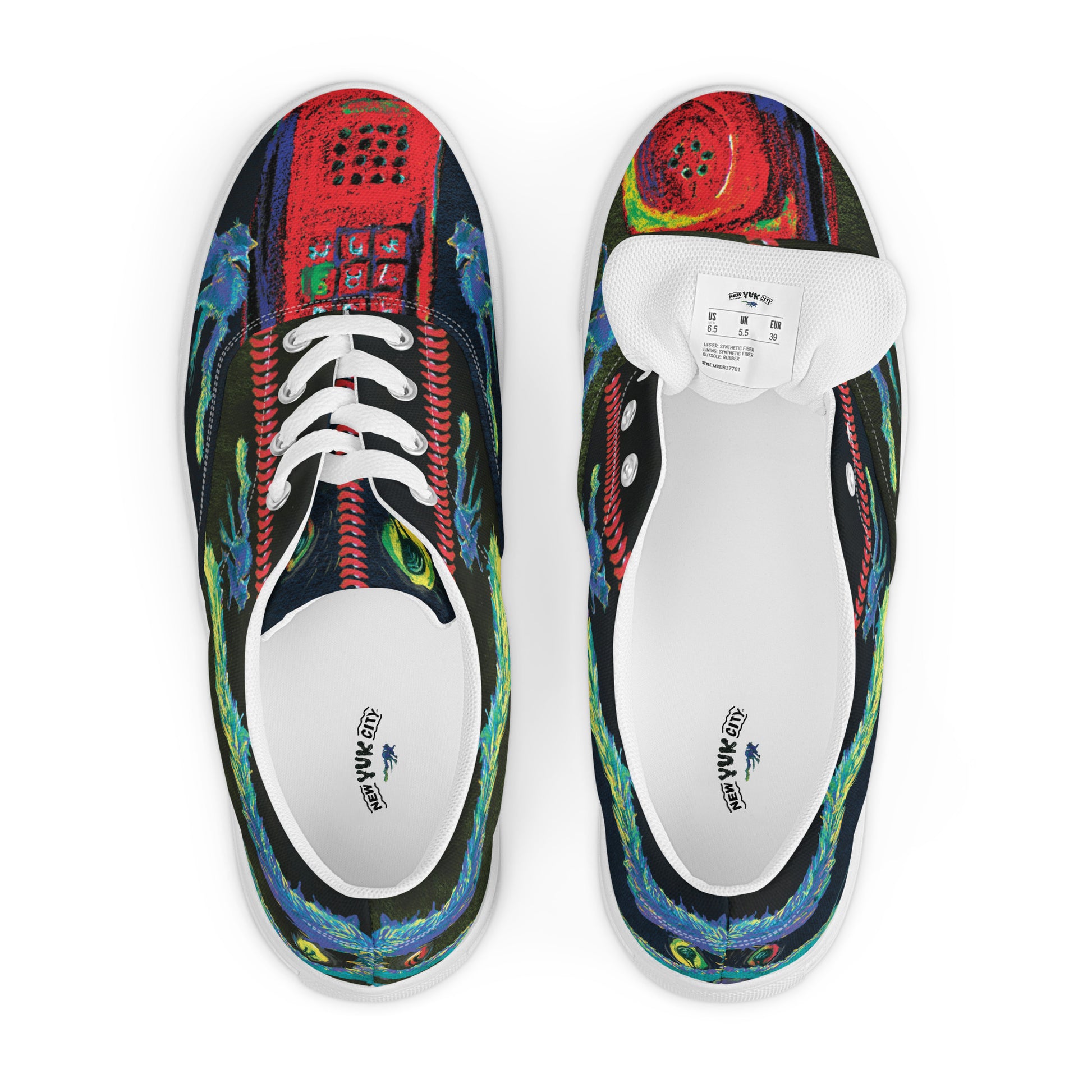 womens canvas sneakers top view