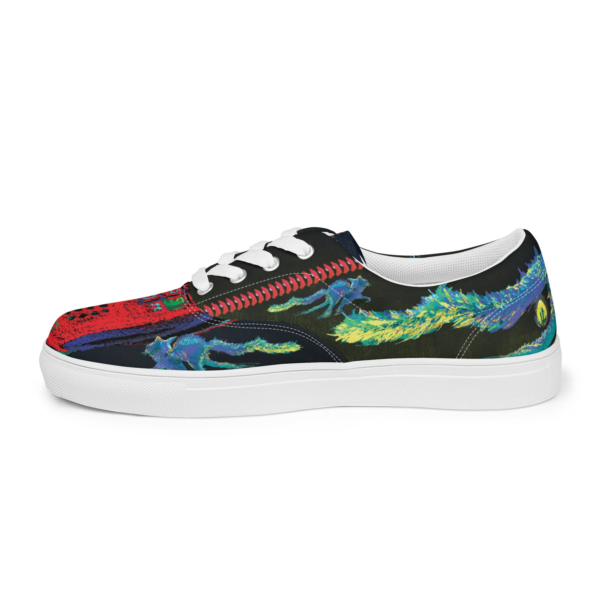 womens canvas sneakers side view 2